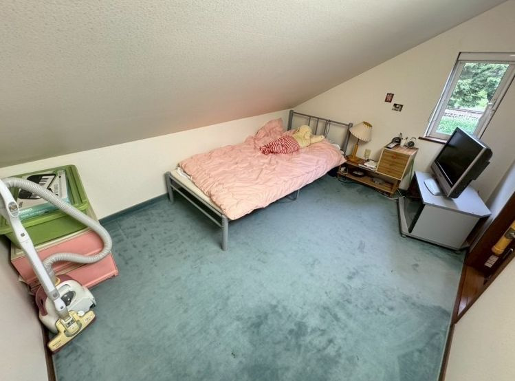 ＼自然の中でゆったり暮らす家／ 川湯駅前【中古住宅】の洋室|屋根裏部屋のような隠れ家的な空間です。