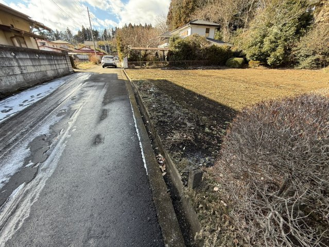 矢板市片岡土地の前面道路含む現地写真