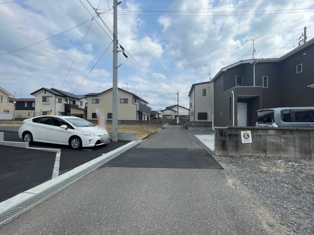 新築戸建・新築建売　いわき市小名浜大原第9　小名浜西小・小名浜第一中の前面道路含む現地写真