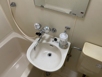 【洗面所】 | マンション常磐 | コンパクトで使いやすい洗面所