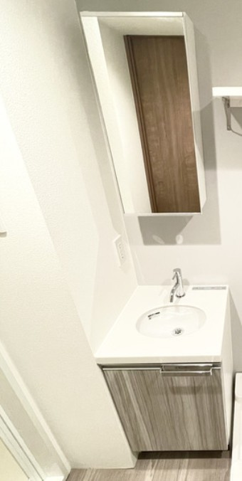 プランドール浅草の洗面所