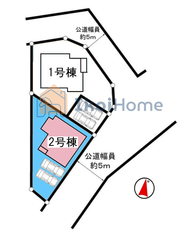 明石市大久保町山手台1丁目　全2区画2号棟　新築戸建　の駐車場|●年中無休：当日予約可●駐車スペース並列２台駐車可能！バイク自転車も停めれます！