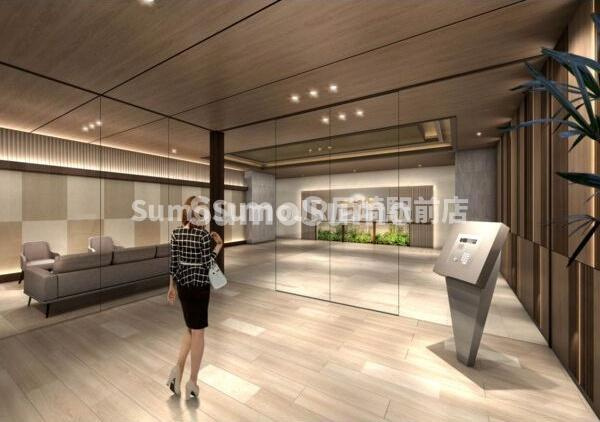スプランディッド新大阪Ⅵのエントランス|建物の内部です