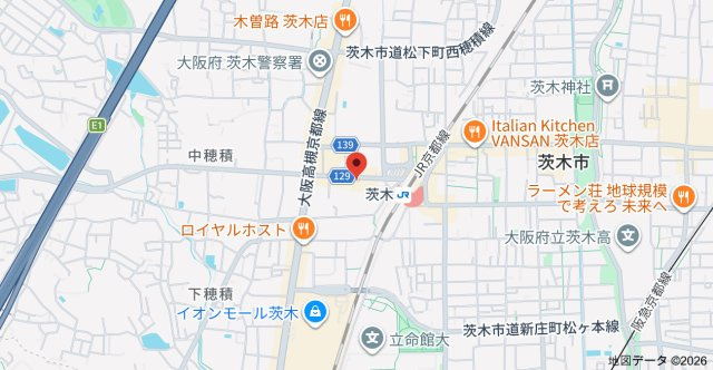 メゾン茨木西駅前の地図