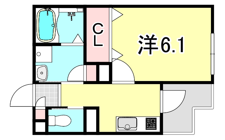 CoLaBo上ヶ原の間取り