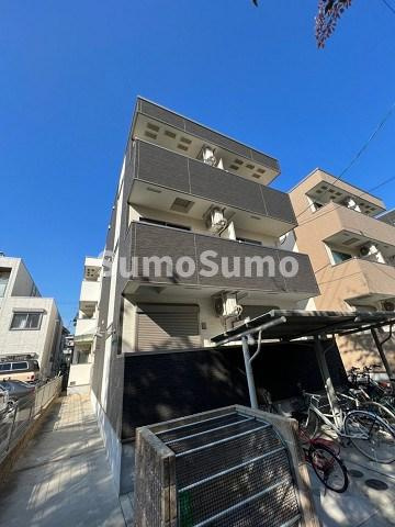 フジパレス長洲本通Ⅲ番館の外観|おしゃれな外観です