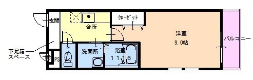 フジパレス武庫之荘Ⅰ番館の間取り
