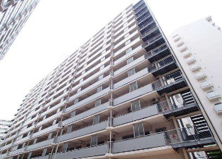 ポートアイランド住宅四四号棟の外観