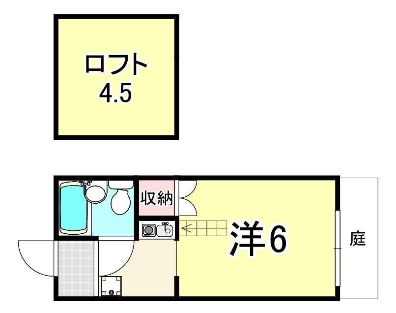 プチグレイス塚口弐番館の間取り