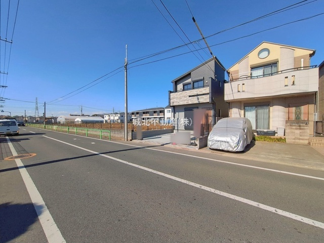 練馬区石神井台8丁目 限定1棟の前面道路含む現地写真
