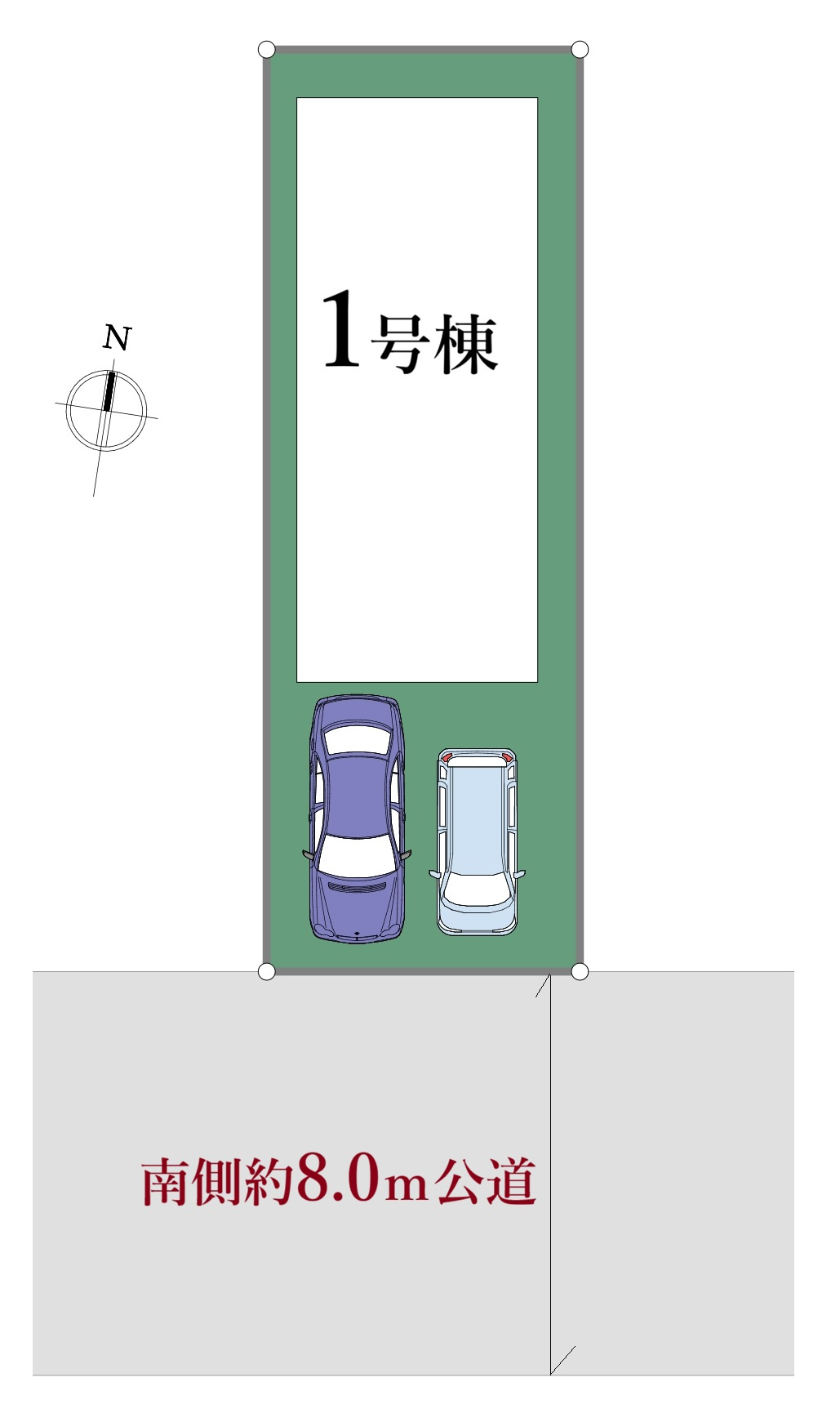 練馬区石神井台8丁目 限定1棟の区画図
