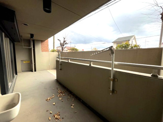 【バルコニー】 | カルティア熱田 | 広々バルコニー（庭付、スロップシンク付）！