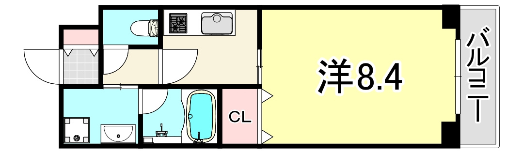 プレジオ尼崎の間取り
