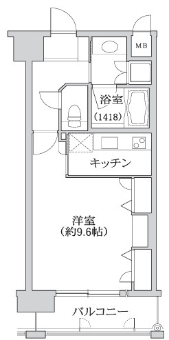 KAISEI新神戸第2WESTの間取り