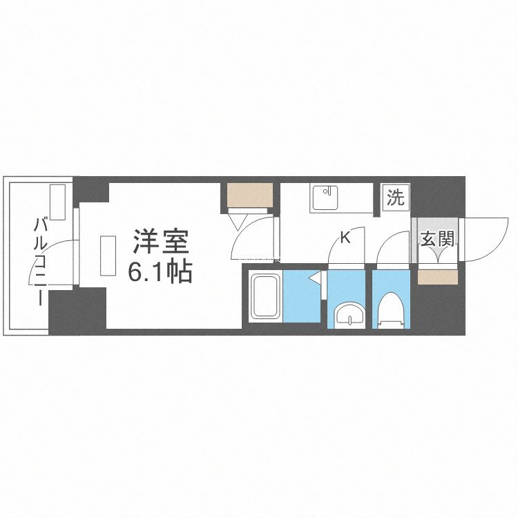 プレサンス松屋町ヴィゴラスの間取り