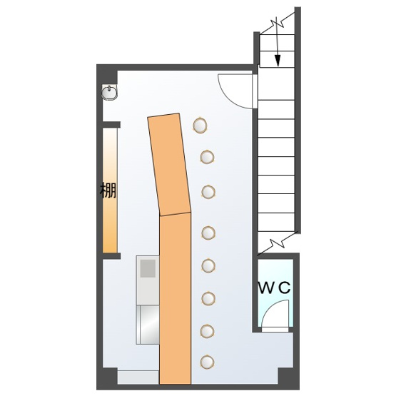 【間取り】 | キクヤ店舗(彗星ビル)