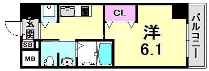 エスリード西宮北口第2の間取り