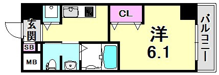 エスリード西宮北口第2の間取り