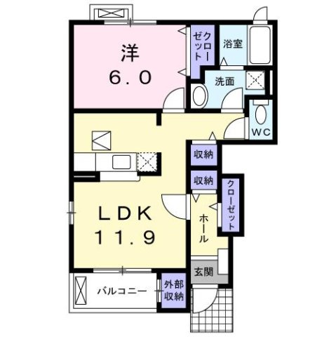 サンリットＳ・Ⅱの間取り