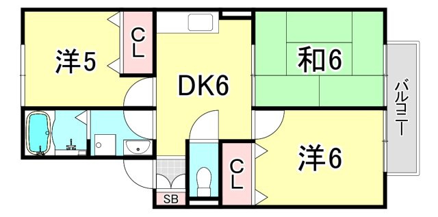 ウイング西宮の間取り
