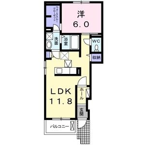 メゾンリヴィエールⅠの間取り