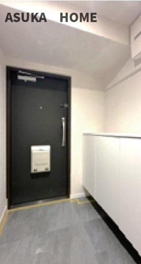 磯子センチュリーマンションの玄関|スタイリッシュな玄関です。