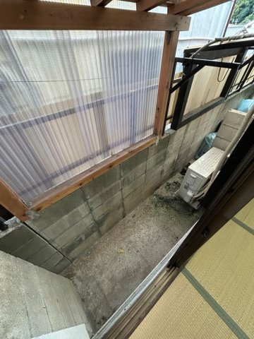 グリーンハイツのバルコニー