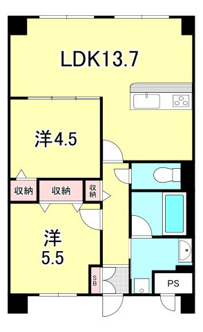 ラヴィベール西宮の間取り