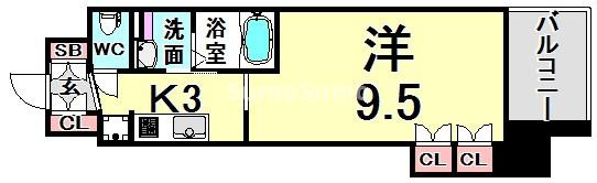 アルファレガロ神戸WESTの間取り