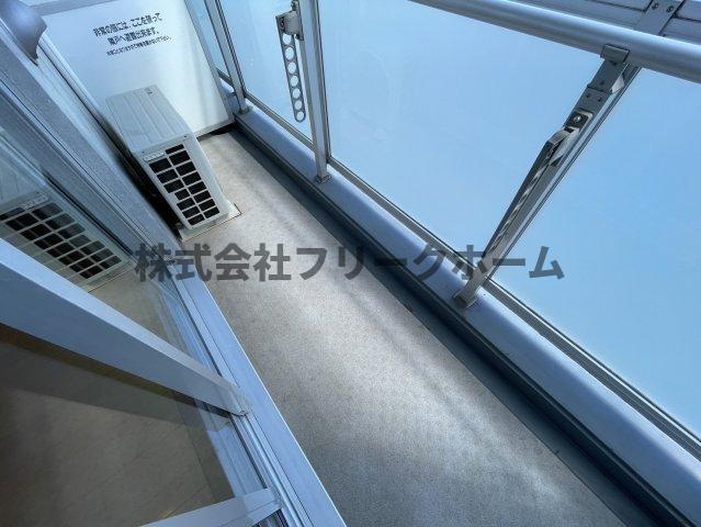 武蔵野市境１丁目の賃貸マンションのバルコニー