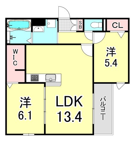 ラ・メゾン三保町の間取り