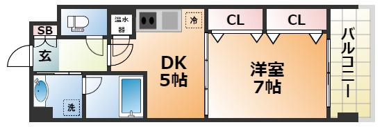 プレジール三ノ宮Ⅲの間取り