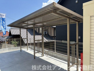 【その他共用部分】 | M-Base　Honjo　Kita | 屋根付き駐輪場