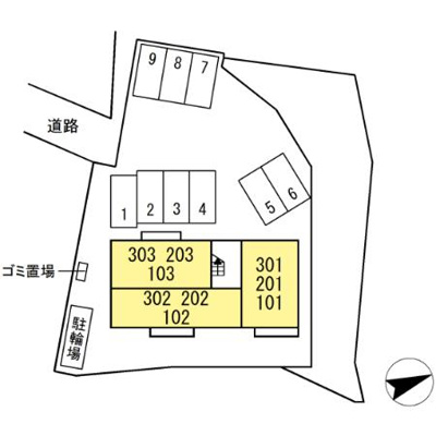 【区画図】 | M-Base　Honjo　Kita