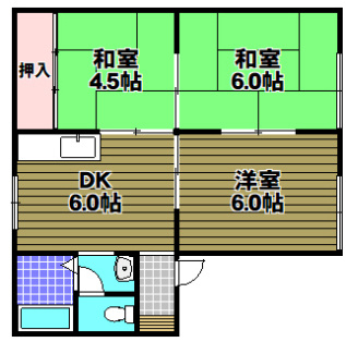 ハイツ林の間取り
