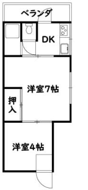 ヨークンハウス板宿の間取り