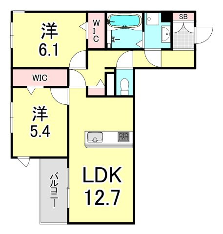 ラ・メゾン三保町の間取り