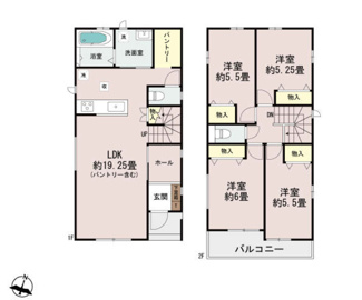  | 【名古屋市守山区苗代2丁目745新築戸建】✨️仲介手数料無料✨️苗代小学校・守山東中学校