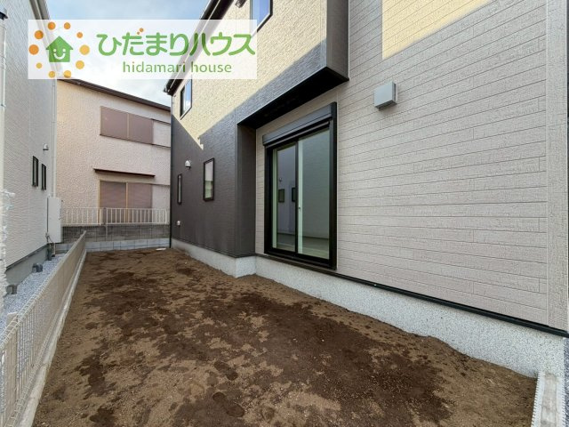 【庭】 | 我孫子市東我孫子1丁目第1期　新築戸建　1号棟 | お庭付物件になります！お庭遊びや、プールなどお子様も大喜び(^^)