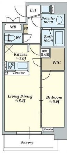 ダイドーメゾン神戸元町の間取り