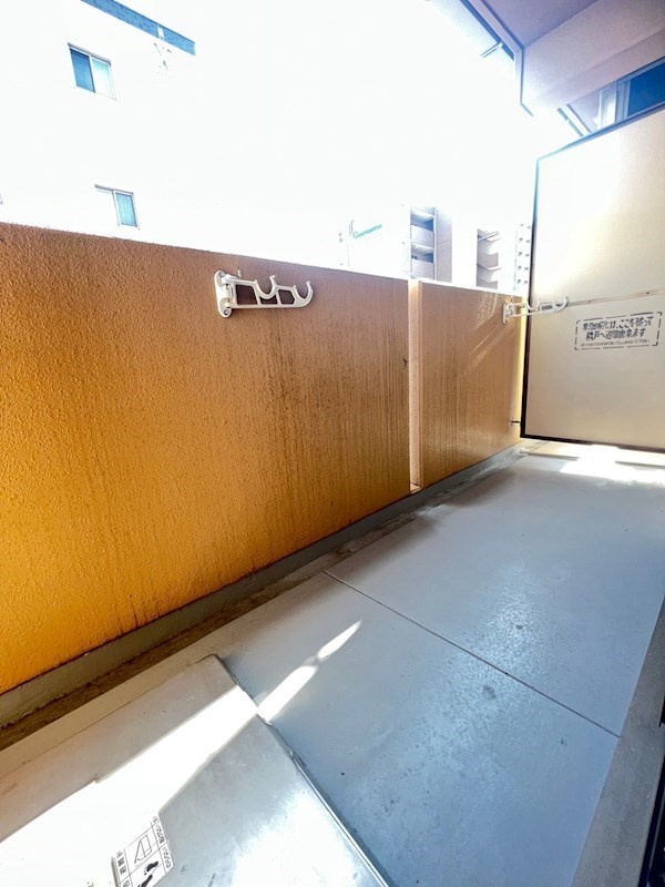 モナハイツ八雲のバルコニー