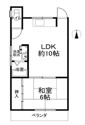 モンダハイツの間取り