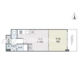 クレベール博多の間取り