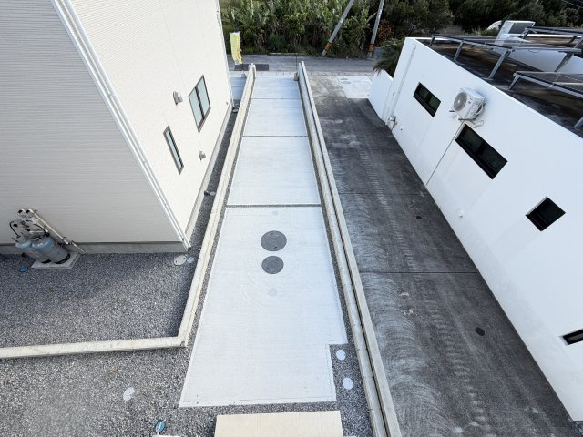 南城市佐敷佐敷　第1（全3棟）ラスト1号棟の駐車場|1号棟　駐車3台可♪