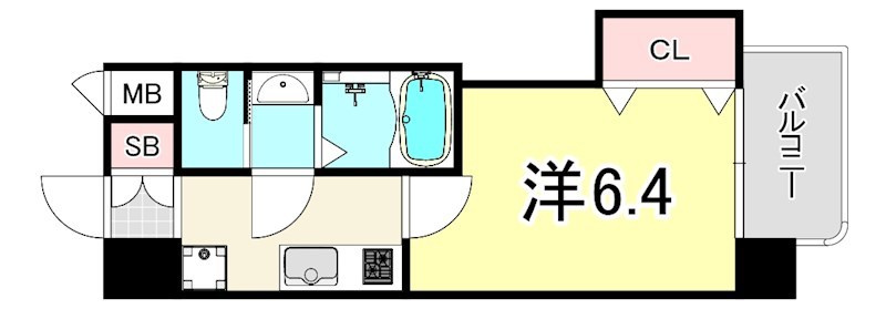 サムティ大阪CITY WESTの間取り