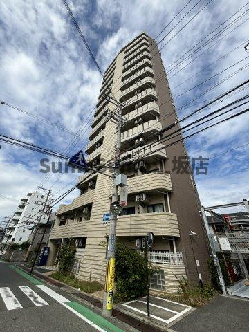 ルクレ江坂の外観|きれいな外観です