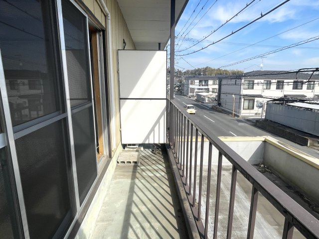 和光ハイツのバルコニー
