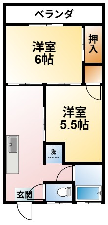 和光ハイツの間取り