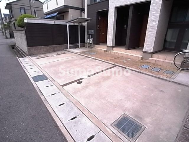 サンリットの駐車場