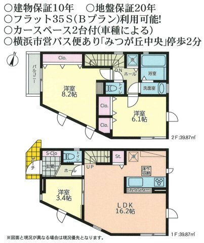 横浜市南区大岡1丁目 新築戸建て【仲介手数料無料】カースペース2台
